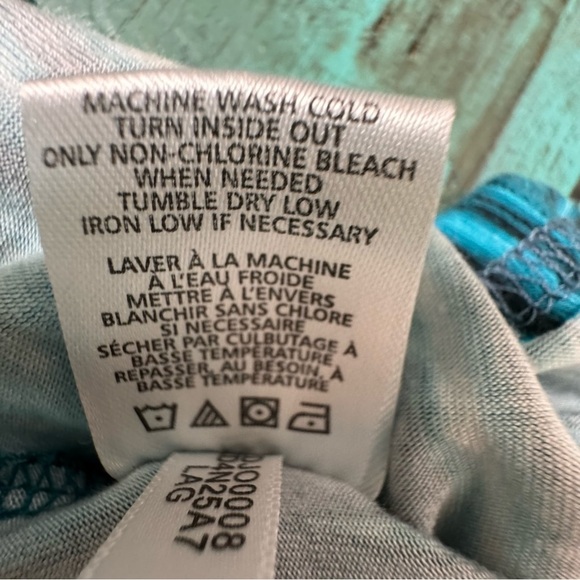 Calvin Klein Blue Striped Maxi Dress Size 4 - Picture 10 of 10